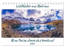 Lichtbilder aus Bolivien (Tischkalender 2024 DIN A5 quer), CALVENDO Monatskalender