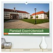 Planstadt Eisenhüttenstadt - ein sozialistischer Traum (hochwertiger Premium Wandkalender 2024 DIN A2 quer), Kunstdruck in Hochglanz