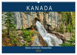 KANADA - Meine schönsten Wasserfälle (Wandkalender 2024 DIN A2 quer), CALVENDO Monatskalender