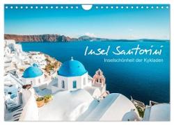Insel Santorini - Inselschönheit der Kykladen (Wandkalender 2024 DIN A4 quer), CALVENDO Monatskalender