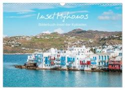 Insel Mykonos - Bilderbuch-Insel der Kykladen (Wandkalender 2024 DIN A3 quer), CALVENDO Monatskalender