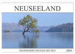 Neuseeland - Naturwunder am Ende der Welt (Wandkalender 2024 DIN A3 quer), CALVENDO Monatskalender