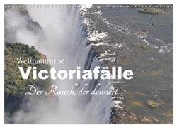Weltnaturerbe Victoriafälle - Der Rauch, der donnert (Wandkalender 2024 DIN A3 quer), CALVENDO Monatskalender