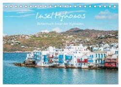 Insel Mykonos - Bilderbuch-Insel der Kykladen (Tischkalender 2024 DIN A5 quer), CALVENDO Monatskalender