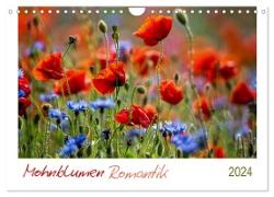 Mohnblumen Romantik (Wandkalender 2024 DIN A4 quer), CALVENDO Monatskalender