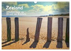 Zeeland - Urlaubsträume am Strand von Breskens (Wandkalender 2024 DIN A3 quer), CALVENDO Monatskalender