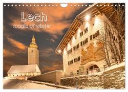 Lech magic of winter (Wandkalender 2024 DIN A4 quer), CALVENDO Monatskalender