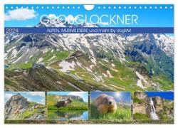 Großglockner, Alpen, Murmeltiere & mehr by VogtArt (Wandkalender 2024 DIN A4 quer), CALVENDO Monatskalender