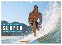 Surfen: Die perfekte Welle finden - Edition Funsport (Wandkalender 2024 DIN A3 quer), CALVENDO Monatskalender
