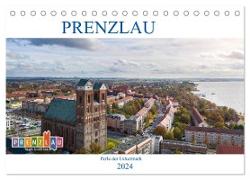 Prenzlau - Perle der Uckermark (Tischkalender 2024 DIN A5 quer), CALVENDO Monatskalender