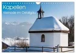 Kapellen - Kleinode im Ostallgäu mit Planerfunktion (Wandkalender 2024 DIN A4 quer), CALVENDO Monatskalender