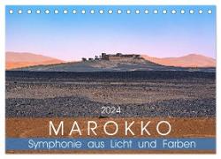 Marokko ¿ Symphonie aus Licht und Farben (Tischkalender 2024 DIN A5 quer), CALVENDO Monatskalender