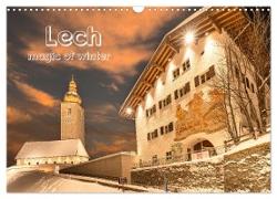 Lech magic of winter (Wandkalender 2024 DIN A3 quer), CALVENDO Monatskalender