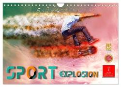Sport Explosion (Wandkalender 2024 DIN A4 quer), CALVENDO Monatskalender