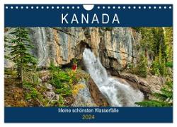 KANADA - Meine schönsten Wasserfälle (Wandkalender 2024 DIN A4 quer), CALVENDO Monatskalender