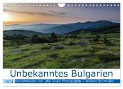 Unbekanntes Bulgarien (Wandkalender 2024 DIN A4 quer), CALVENDO Monatskalender