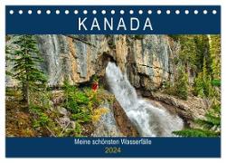 KANADA - Meine schönsten Wasserfälle (Tischkalender 2024 DIN A5 quer), CALVENDO Monatskalender
