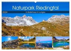 Naturpark Riedingtal (Wandkalender 2024 DIN A2 quer), CALVENDO Monatskalender