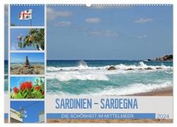 SARDINIEN - SARDEGNA (Wandkalender 2024 DIN A2 quer), CALVENDO Monatskalender