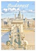 Budapest - Ein malerischer Spaziergang (Wandkalender 2024 DIN A3 hoch), CALVENDO Monatskalender