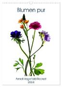 Blumen pur (Wandkalender 2024 DIN A3 hoch), CALVENDO Monatskalender