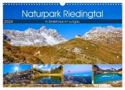 Naturpark Riedingtal (Wandkalender 2024 DIN A3 quer), CALVENDO Monatskalender