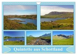 Quintette aus Schottland (Wandkalender 2024 DIN A4 quer), CALVENDO Monatskalender