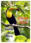 Costa Rica - Fauna & Flora (Tischkalender 2024 DIN A5 hoch), CALVENDO Monatskalender