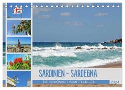 SARDINIEN - SARDEGNA (Tischkalender 2024 DIN A5 quer), CALVENDO Monatskalender