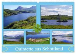 Quintette aus Schottland - AT Version (Wandkalender 2024 DIN A2 quer), CALVENDO Monatskalender