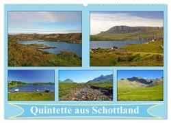 Quintette aus Schottland (Wandkalender 2024 DIN A2 quer), CALVENDO Monatskalender