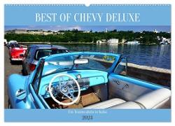 Best of Chevy DeLuxe - Ein Traumcabrio in Kuba (Wandkalender 2024 DIN A2 quer), CALVENDO Monatskalender