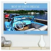 Best of Chevy DeLuxe - Ein Traumcabrio in Kuba (hochwertiger Premium Wandkalender 2024 DIN A2 quer), Kunstdruck in Hochglanz