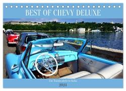 Best of Chevy DeLuxe - Ein Traumcabrio in Kuba (Tischkalender 2024 DIN A5 quer), CALVENDO Monatskalender