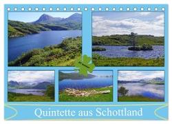 Quintette aus Schottland - AT Version (Tischkalender 2024 DIN A5 quer), CALVENDO Monatskalender