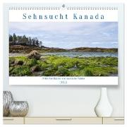 Sehnsucht Kanada - Wilde Pazifikküste und mystische Wälder (hochwertiger Premium Wandkalender 2024 DIN A2 quer), Kunstdruck in Hochglanz