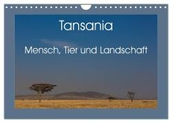 Tansania - Mensch, Tier und Landschaft (Wandkalender 2024 DIN A4 quer), CALVENDO Monatskalender