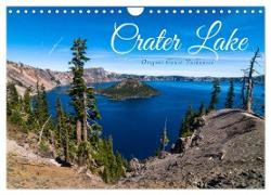 Crater Lake - Oregons blauer Vulkansee (Wandkalender 2024 DIN A4 quer), CALVENDO Monatskalender