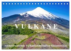 VULKANE: Atemberaubende Vulkanlandschaften Südamerikas (Tischkalender 2024 DIN A5 quer), CALVENDO Monatskalender