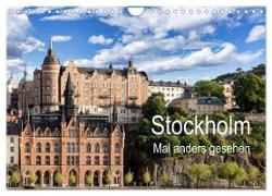 Stockholm - Mal anders gesehen (Wandkalender 2024 DIN A4 quer), CALVENDO Monatskalender