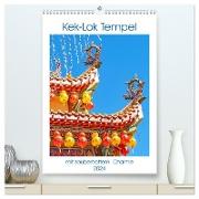 Kek-Lok Tempel mit zauberhaftem Charme (hochwertiger Premium Wandkalender 2024 DIN A2 hoch), Kunstdruck in Hochglanz