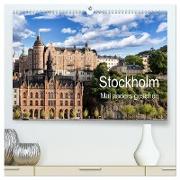 Stockholm - Mal anders gesehen (hochwertiger Premium Wandkalender 2024 DIN A2 quer), Kunstdruck in Hochglanz