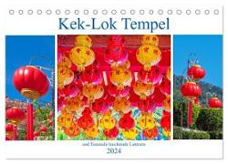 Kek-Lok Tempel und Tausende leuchtende Laternen (Tischkalender 2024 DIN A5 quer), CALVENDO Monatskalender