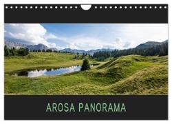 Arosa Panorama (Wandkalender 2024 DIN A4 quer), CALVENDO Monatskalender