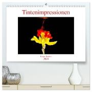 Tintenimpressionen (hochwertiger Premium Wandkalender 2024 DIN A2 quer), Kunstdruck in Hochglanz