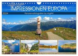 Impressionen Europa, Panoramafotografien by VogtArt (Wandkalender 2024 DIN A4 quer), CALVENDO Monatskalender