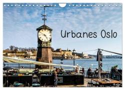 Urbanes Oslo (Wandkalender 2024 DIN A4 quer), CALVENDO Monatskalender