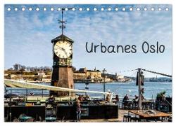 Urbanes Oslo (Tischkalender 2024 DIN A5 quer), CALVENDO Monatskalender