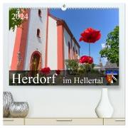 Herdorf im Hellertal (hochwertiger Premium Wandkalender 2024 DIN A2 quer), Kunstdruck in Hochglanz