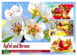 Äpfel und Birnen. Das leckere und geliebte Kernobst! (Tischkalender 2024 DIN A5 quer), CALVENDO Monatskalender